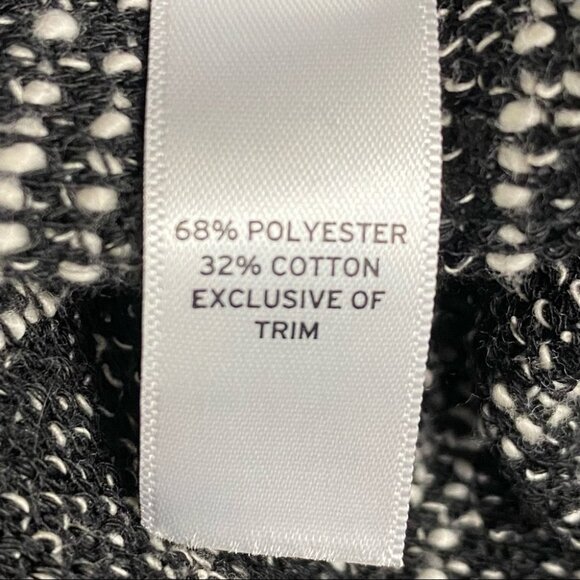 14th & UNION Black & White V-Neck Knit Tunic Top M - Picture 11 of 11